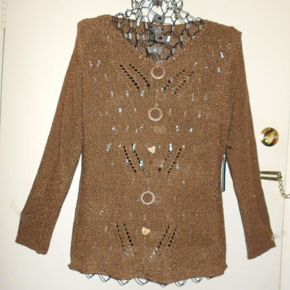 BCBG MAXAZRIA Acrylic Nylon Soft Crochet Sweeter